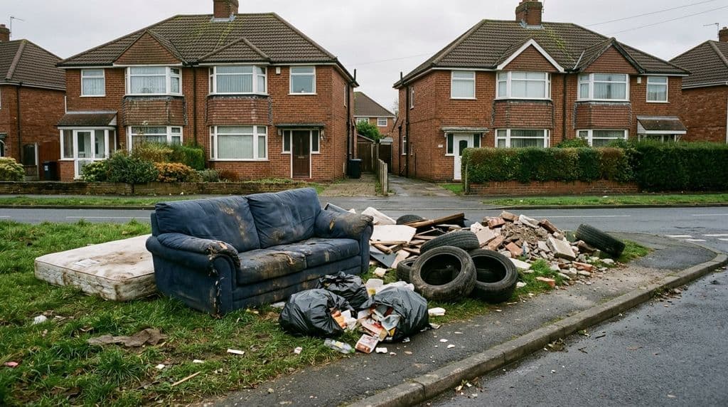 TACKLE RAMPANT FLY-TIPPING ACROSS QUINTON